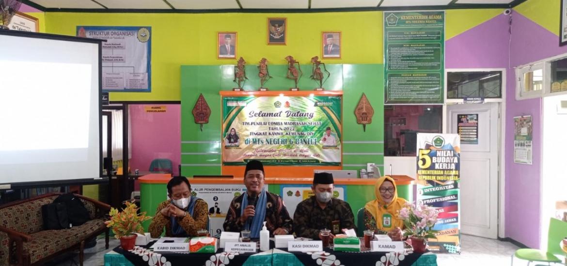 MTs N 6 Bantul Peserta Lomba Madrasah Sehat Tahun 2022 Tingkat Kanwil ...